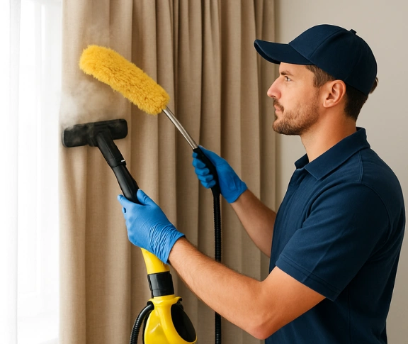 Trusted blind cleaning technician Matty Curtain Cleaning beveridge-vic QLD
