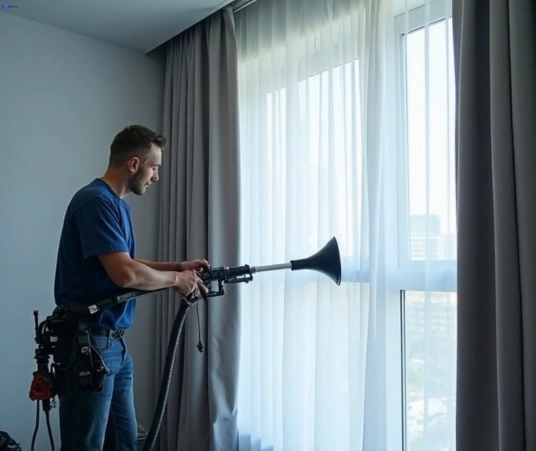 Professional curtain stain removal process equipment Matty Curtain Cleaning beveridge-vic