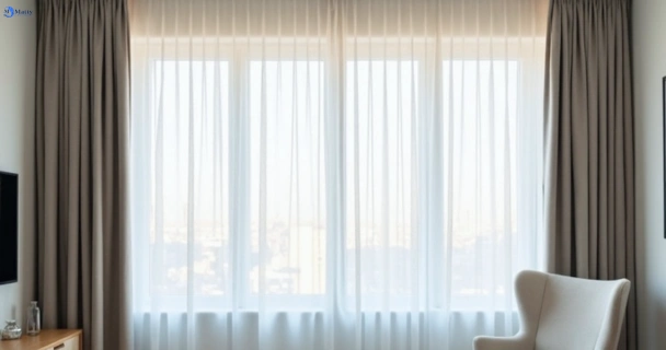 Freshly steam cleaned curtains in beveridge-vic QLD